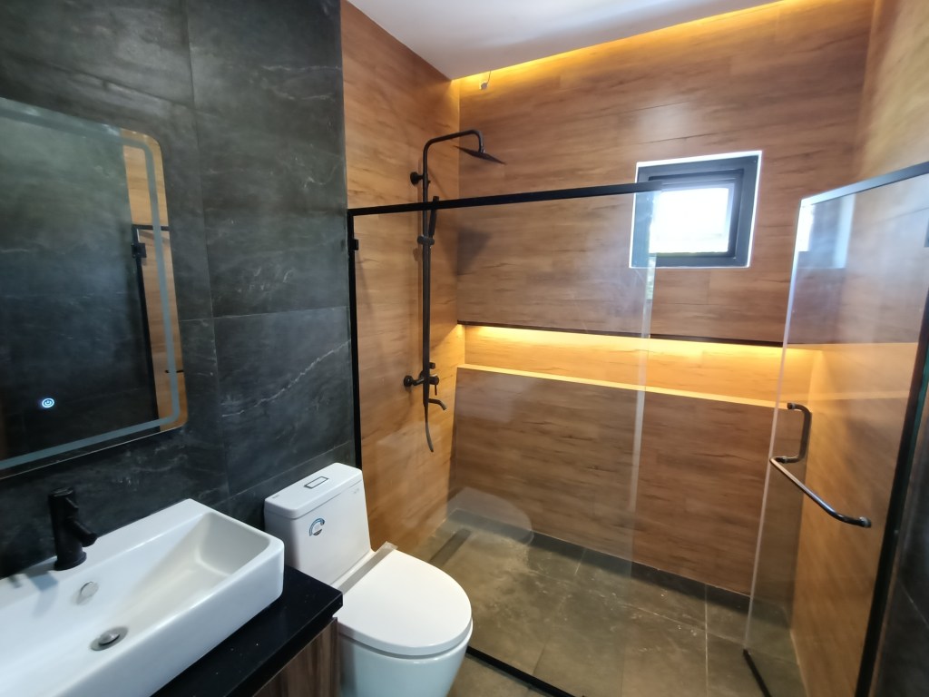 toilet and bath