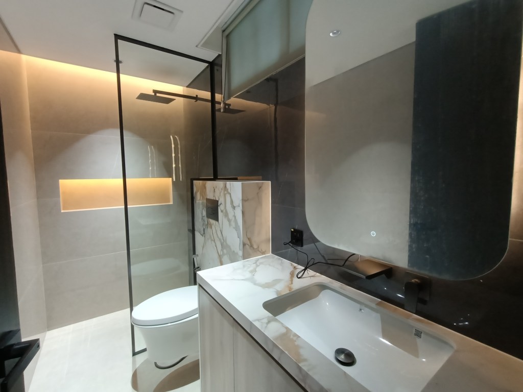 toilet and bath